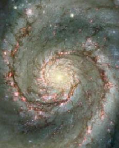 سديم حلزوني ملتقط بتلسكوب هابل